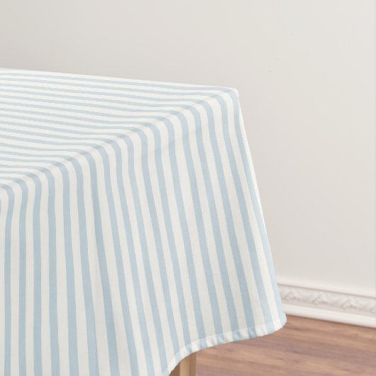 Nappe Rayures Bleues Blanches Élégantes (In Situ)