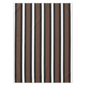 Nappe rayures Brown, noir et blanc (Devant)