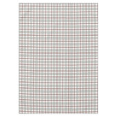 Nappe Rayures Classiques Marron, Taupe, Teintes de Lin (Devant)