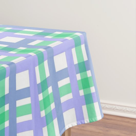 Nappe Rayures Classiques Vert Bleu Blanc (In Situ)