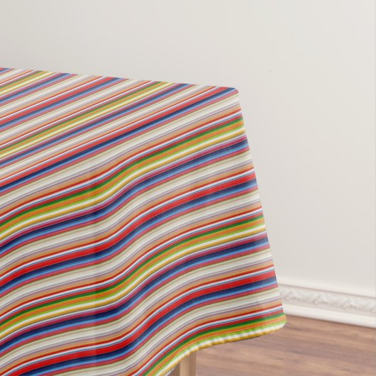 Nappe Rayures colorées chaudes (In Situ)