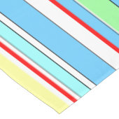 Nappe Rayures combinées bleu-clair (Angle)