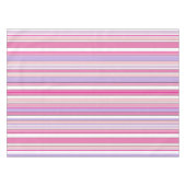 Nappe Rayures combinées roses (Devant (Horizontal))