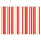 Nappe Rayures de bonbon rouge blanc vert Gai Clair (Devant (Horizontal))