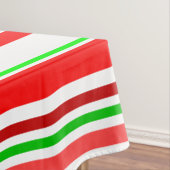 Nappe Rayures de bonbon rouge blanc vert Gai Clair (In Situ)