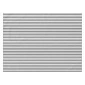 Nappe Rayures de cabane de gris et de blanc de charbon (Devant (Horizontal))
