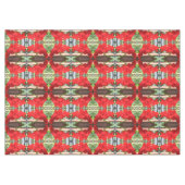 Nappe Rayures de géranium rouge (Devant (Horizontal))