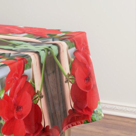 Nappe Rayures de géranium rouge (In Situ)