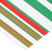 Nappe Rayures de Noël Férié (Angle)