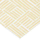 Nappe Rayures de rouleau d'encre jaune sur blanc (Angle)