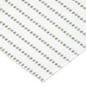 Nappe Rayures de trèfle vert irlandais (Angle)