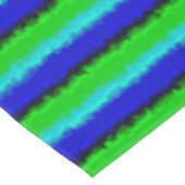 Nappe Rayures de verre brisé bleu vert (Angle)