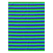 Nappe Rayures de verre brisé bleu vert (Devant)