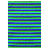 Nappe Rayures de verre brisé bleu vert (Devant)