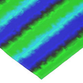 Nappe Rayures de verre brisé bleu vert (Angle)