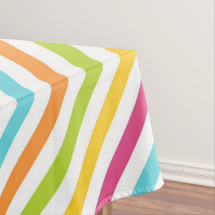 Nappe Rayures diagonales de couleurs vives