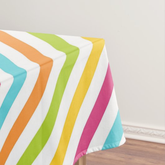 Nappe Rayures diagonales de couleurs vives (In Situ)