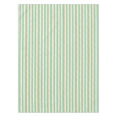 Nappe Rayures dorées et menthe modernes (Devant)