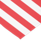 Nappe Rayures Épaisse Rouges et Blanches (Angle)