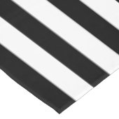Nappe Rayures Épaisses Noires et Blanches (Angle)