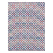 Nappe Rayures et motif de points nautiques (Devant)
