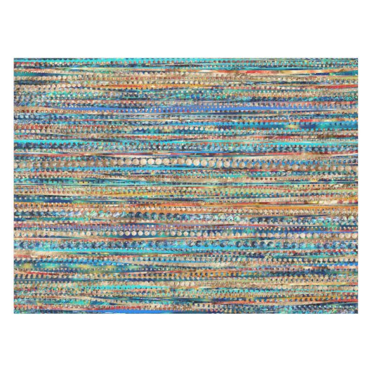 Nappe Rayures et perles (Devant (Horizontal))