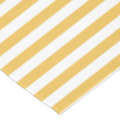 Nappe Rayures horizontales larges jaunes et blanches à (Angle)