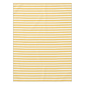 Nappe Rayures horizontales larges jaunes et blanches à (Devant)