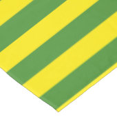 Nappe Rayures jaune et verte (Angle)
