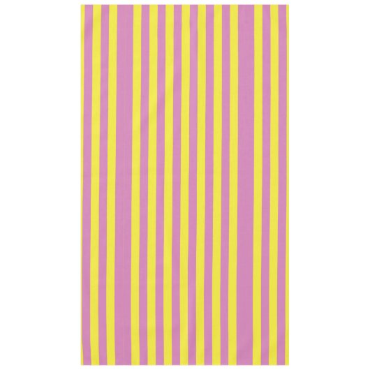 Nappe Rayures Jaune Rose (Devant)