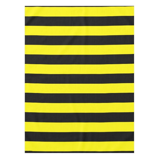 Nappe Rayures jaunes et noires (Devant)