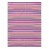 Nappe Rayures multicolores rétro (Devant)