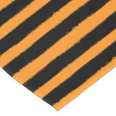 Nappe Rayures noires et orange (Angle)