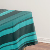 Nappe Rayures noires et sarcelle (In Situ)