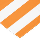 Nappe Rayures orange sécurité et blanc (Angle)