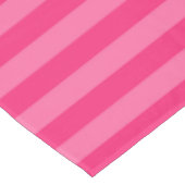 Nappe Rayures rose pâle et rose chaud (Angle)