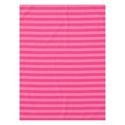 Nappe Rayures rose pâle et rose chaud (Devant)