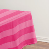 Nappe Rayures rose pâle et rose chaud (In Situ)