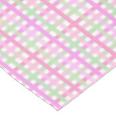 Nappe Rayures, rose, vert (Angle)
