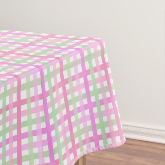 Nappe Rayures, rose, vert (In Situ)