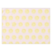 Nappe Rayures roses citron jaune  (Devant (Horizontal))