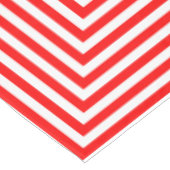 Nappe Rayures rouges et blanches (Angle)