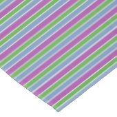 Nappe Rayures Vert Bleu Violet (Angle)