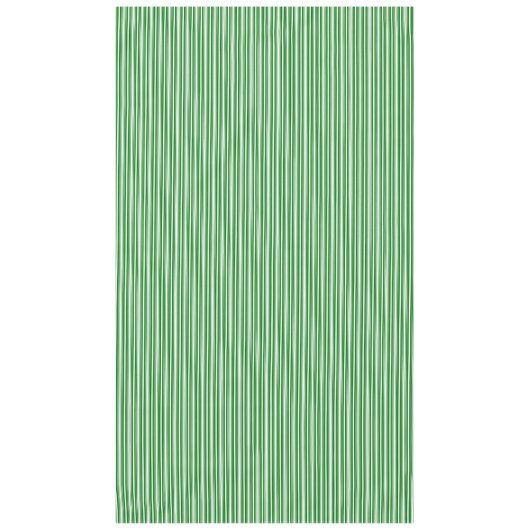 Nappe Rayures vertes et blanches de Noël (Devant)