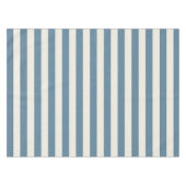 Nappe Rayures verticales bleues et crème (Devant (Horizontal))