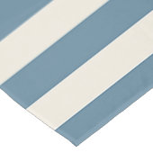 Nappe Rayures verticales bleues et crème (Angle)