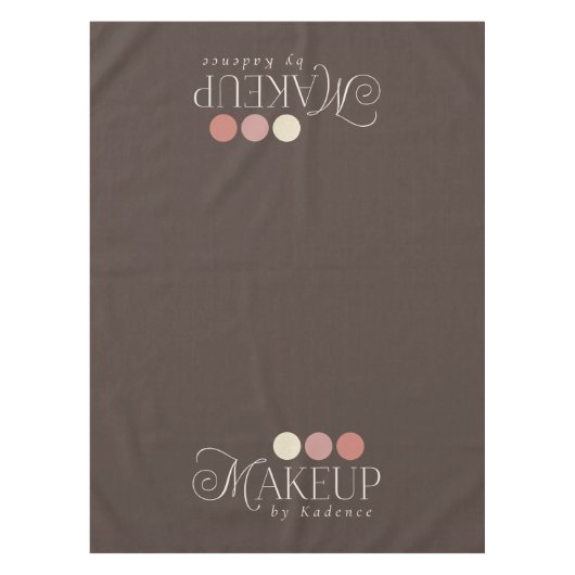 Nappe Readymade Logo Makeup Artist Tablecloth Runner (Devant)