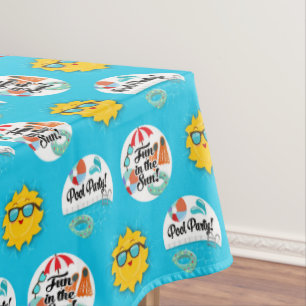 Nappe Réception au bord de la piscine - décor