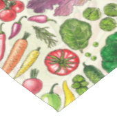 Nappe Récolte de légumes et d'herbes sur le blanc (Angle)