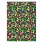 Nappe Récolte de légumes et d'herbes sur le noir (Devant)